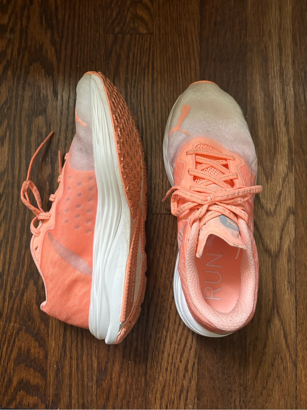 Puma Velocity Nitro 2 Wildwash Running Shoes - Peach/Coral Ombre (Women's 8)